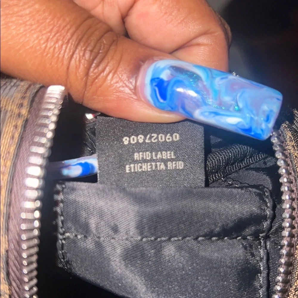 Authentic Fendi Brown Toiletry Bag  Monogram - Picture 4 of 11